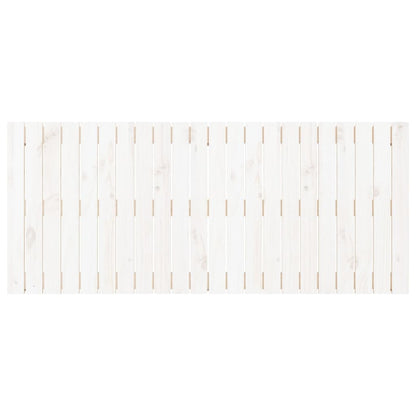 Wandhoofdbord 140X3X60 Cm Massief Grenenhout Wit Wit 140 x 60 cm