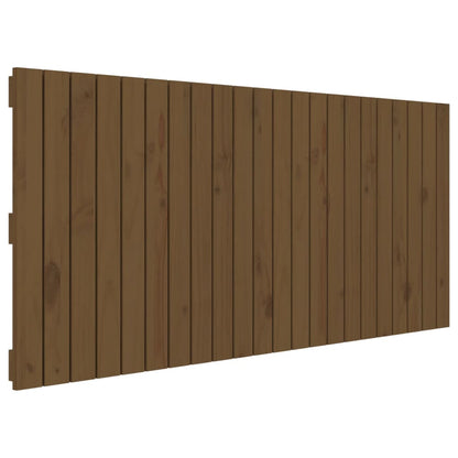 Wandhoofdbord 40X3X60 Cm Massief Grenenhout Honingbruin 140 x 60 cm