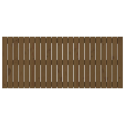 Wandhoofdbord 40X3X60 Cm Massief Grenenhout Honingbruin 140 x 60 cm