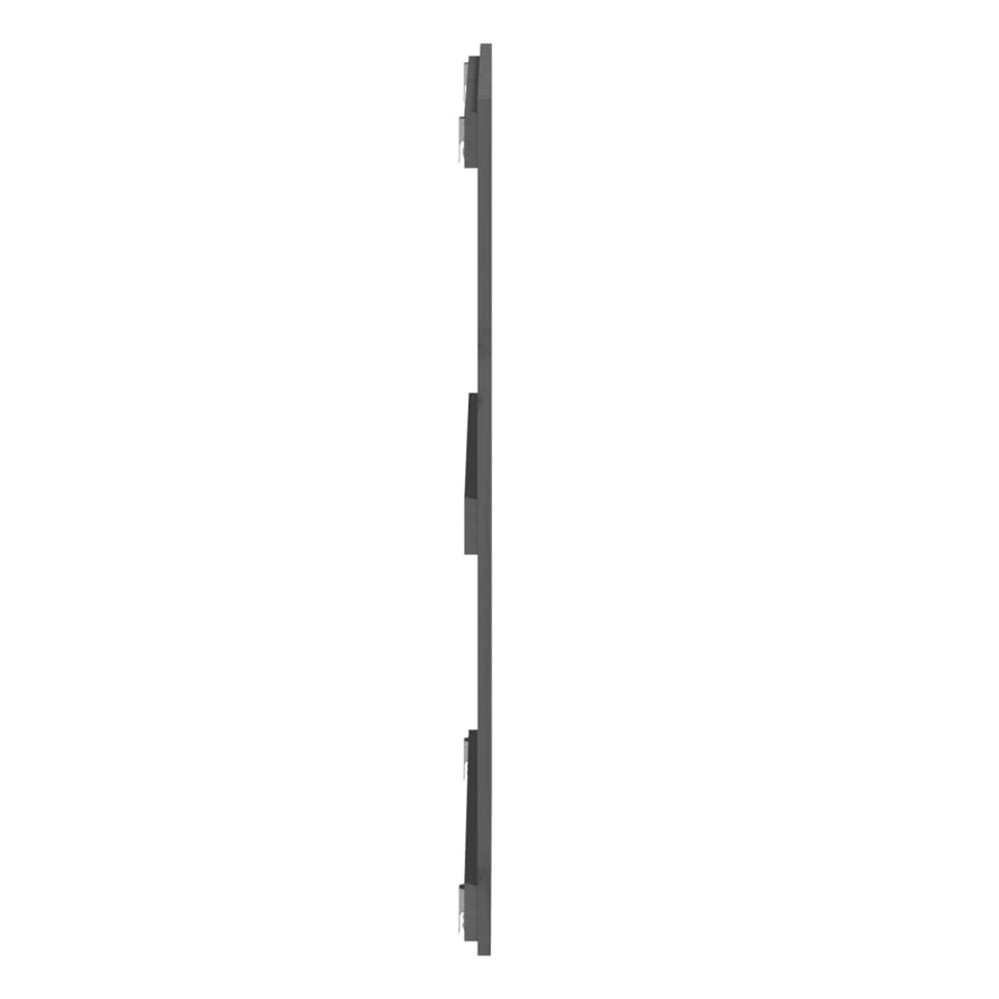 Wandhoofdbord 08X3X90 Cm Massief Grenenhout Grijs 108 x 90 cm