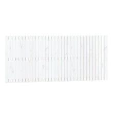 Wandhoofdbord 204X3X90 Cm Massief Grenenhout Wit 204 x 90 cm