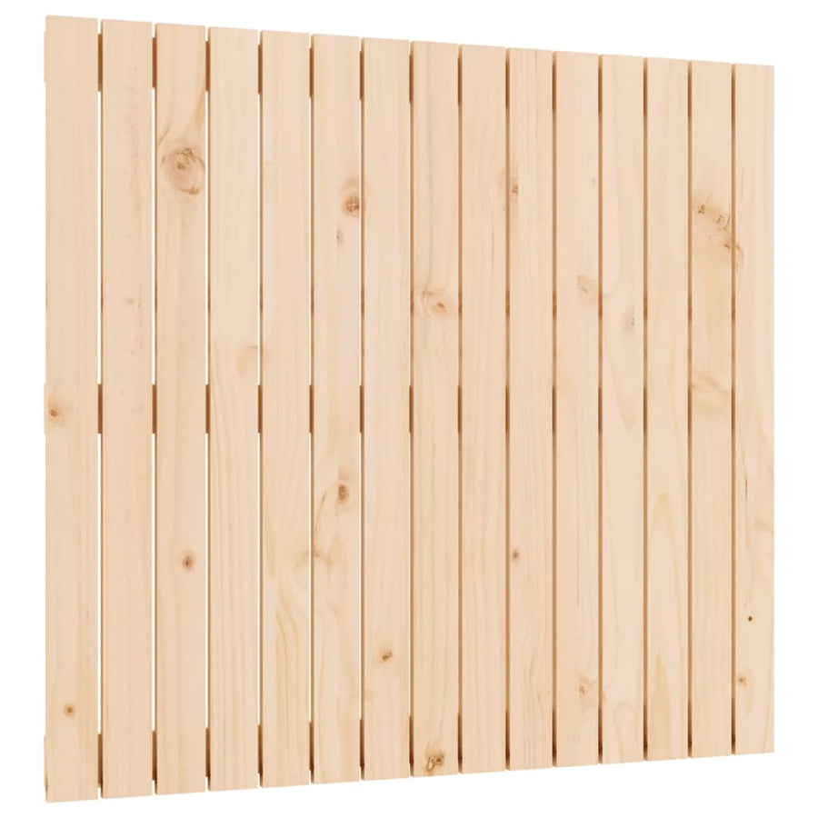 Wandhoofdbord 95,5X3X90 Cm Massief Grenenhout Naturel 95.5 x 90 cm