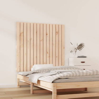 Wandhoofdbord 95,5X3X90 Cm Massief Grenenhout Naturel 95.5 x 90 cm