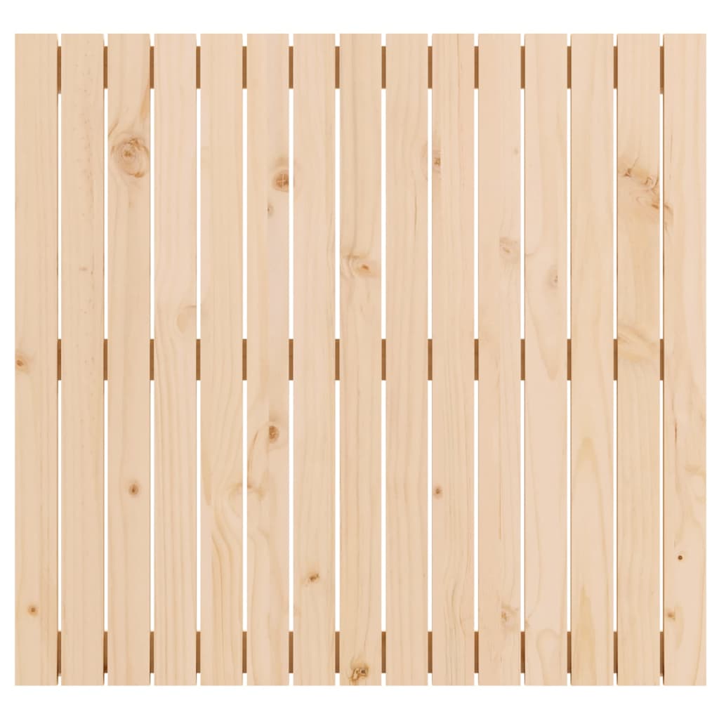 Wandhoofdbord 95,5X3X90 Cm Massief Grenenhout Naturel 95.5 x 90 cm