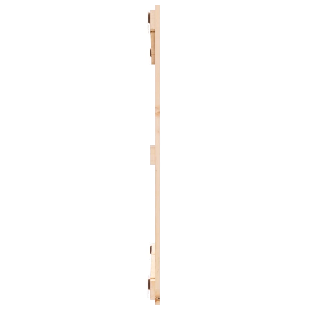 Wandhoofdbord 95,5X3X90 Cm Massief Grenenhout Naturel 95.5 x 90 cm