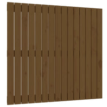 Wandhoofdbord 95,5X3X90 Cm Massief Grenenhout Honingbruin 95.5 x 90 cm