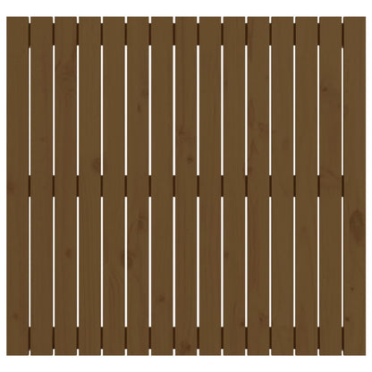 Wandhoofdbord 95,5X3X90 Cm Massief Grenenhout Honingbruin 95.5 x 90 cm