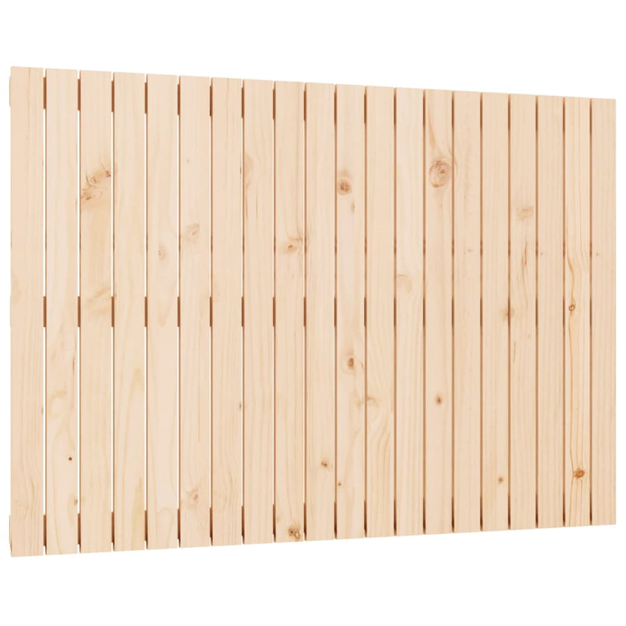 Wandhoofdbord 27,5X3X90 Cm Massief Grenenhout Naturel 127.5 x 90 cm