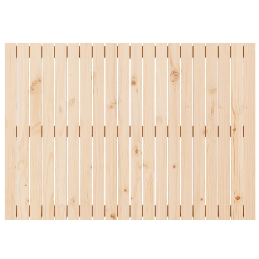 Wandhoofdbord 27,5X3X90 Cm Massief Grenenhout Naturel 127.5 x 90 cm