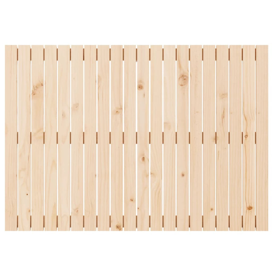 Wandhoofdbord 27,5X3X90 Cm Massief Grenenhout Naturel 127.5 x 90 cm