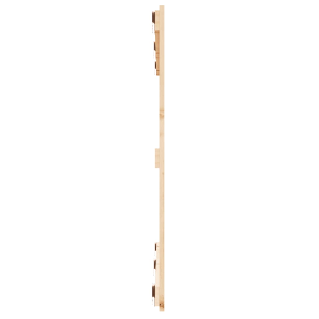 Wandhoofdbord 27,5X3X90 Cm Massief Grenenhout Naturel 127.5 x 90 cm
