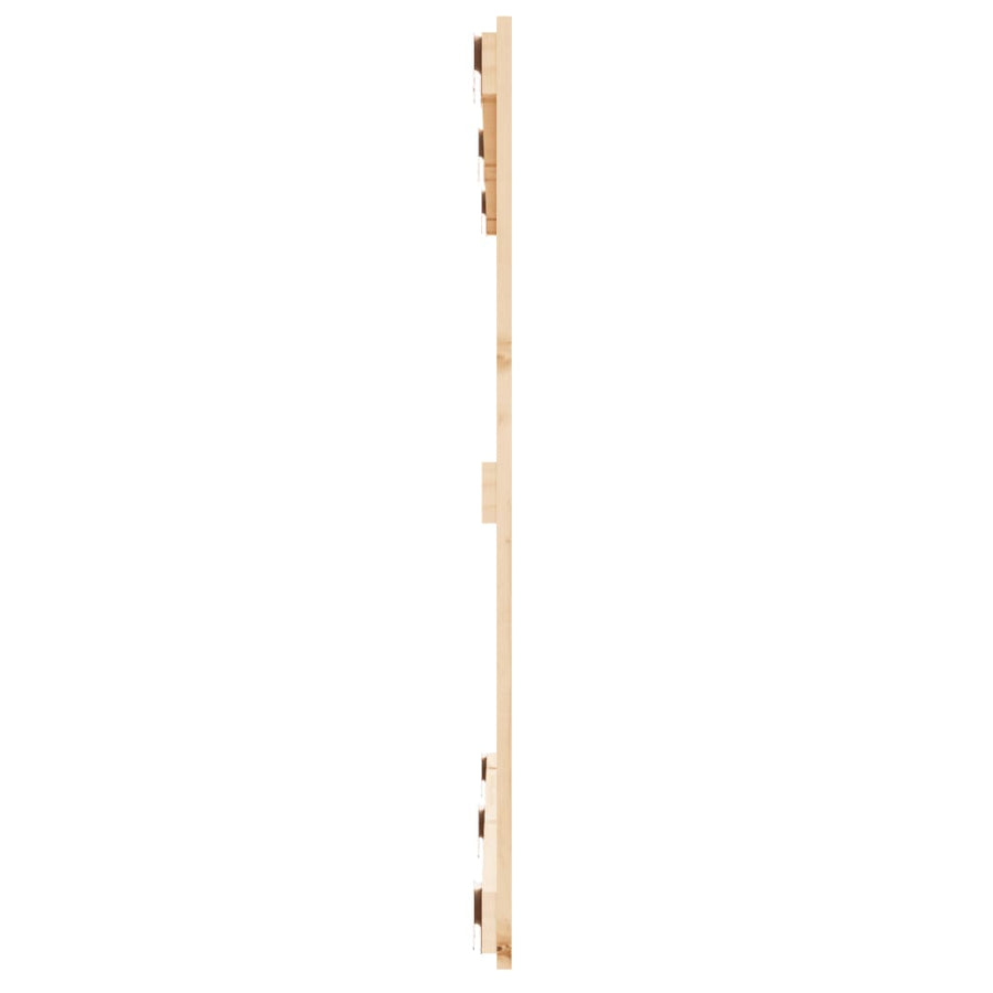 Wandhoofdbord 27,5X3X90 Cm Massief Grenenhout Naturel 127.5 x 90 cm