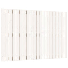 Wandhoofdbord 27,5X3X90 Cm Massief Grenenhout Wit 127.5 x 90 cm