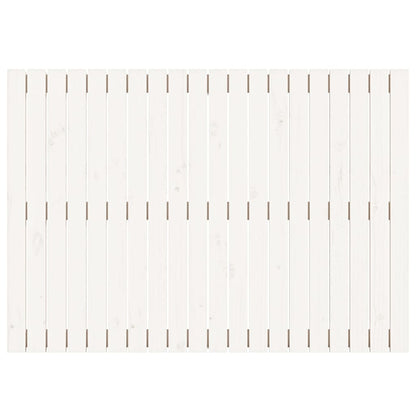 Wandhoofdbord 27,5X3X90 Cm Massief Grenenhout Wit 127.5 x 90 cm
