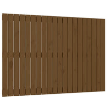 Wandhoofdbord 27,5X3X90 Cm Massief Grenenhout Honingbruin 127.5 x 90 cm