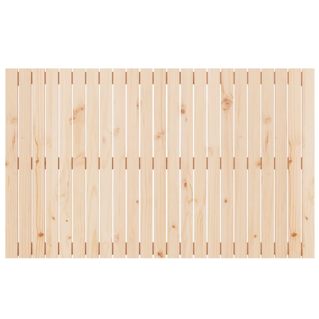 Wandhoofdbord 47X3X90 Cm Massief Grenenhout Naturel 147 x 90 cm