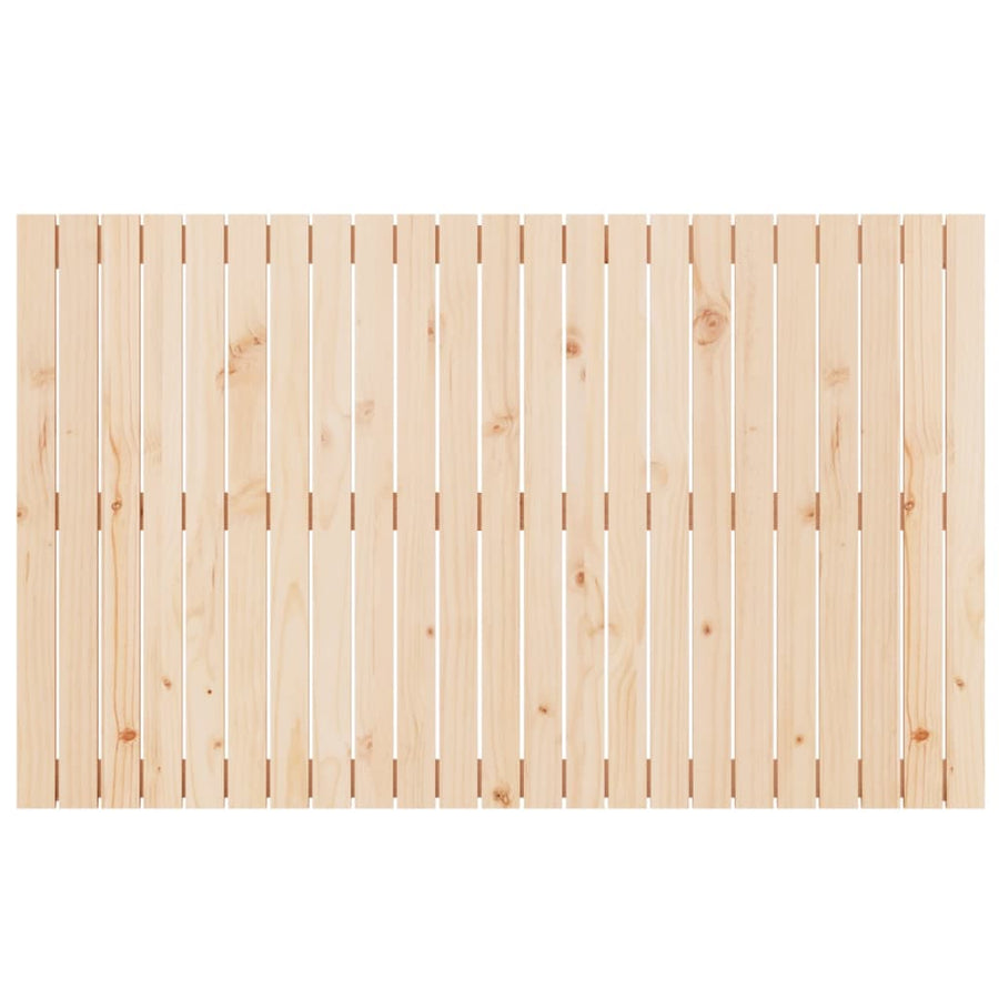 Wandhoofdbord 47X3X90 Cm Massief Grenenhout Naturel 147 x 90 cm