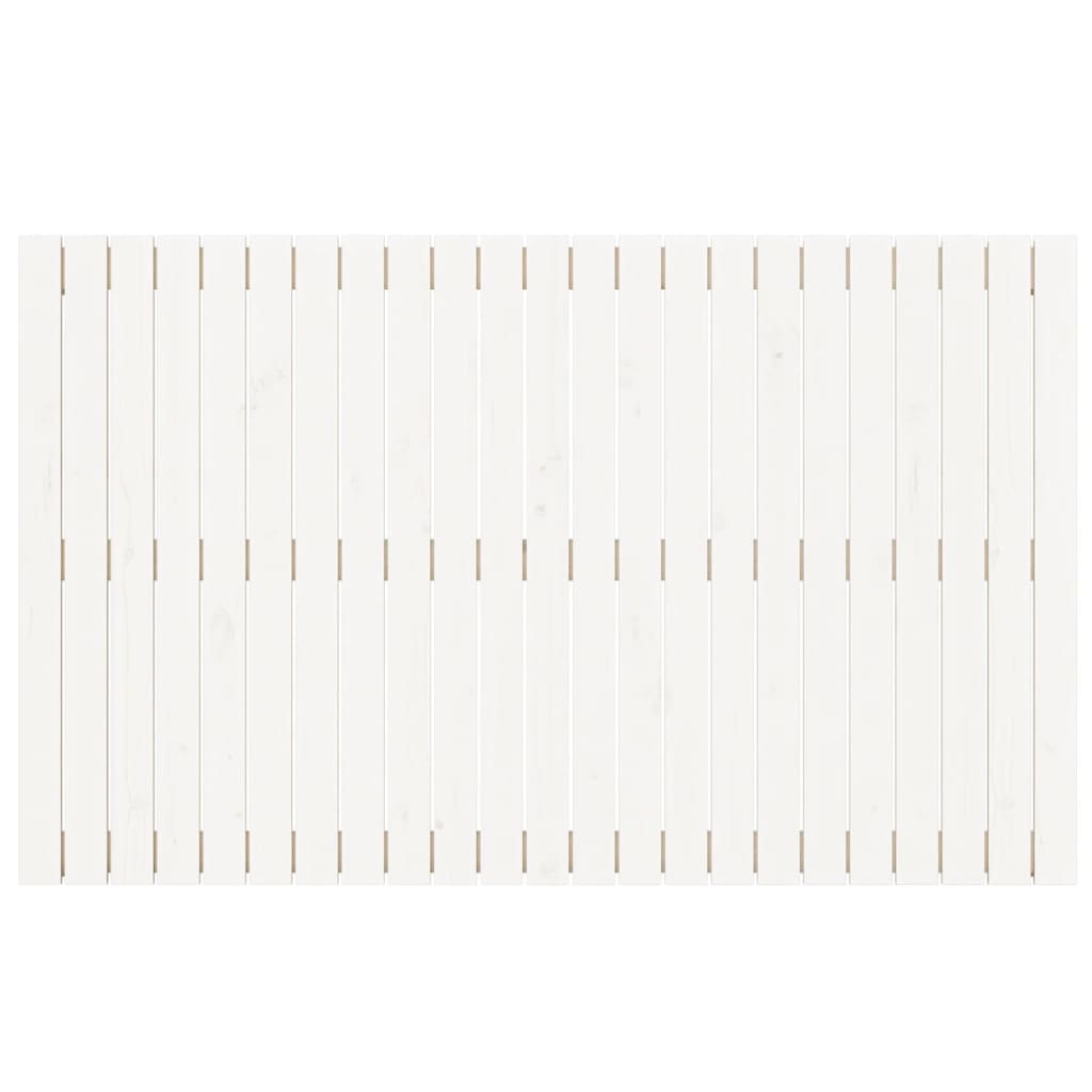 Wandhoofdbord 47X3X90 Cm Massief Grenenhout Wit 147 x 90 cm