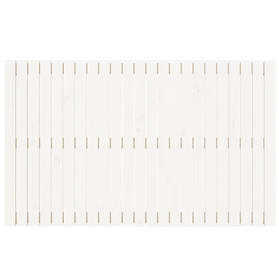 Wandhoofdbord 47X3X90 Cm Massief Grenenhout Wit 147 x 90 cm
