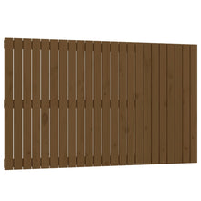Wandhoofdbord 47X3X90 Cm Massief Grenenhout Honingbruin 147 x 90 cm