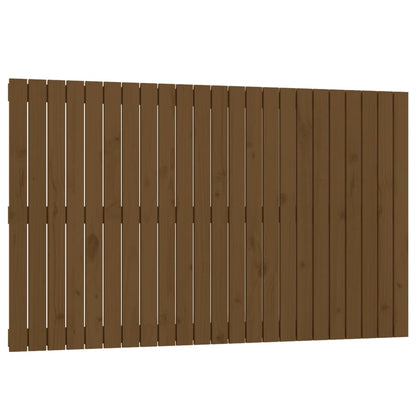 Wandhoofdbord 47X3X90 Cm Massief Grenenhout Honingbruin 147 x 90 cm
