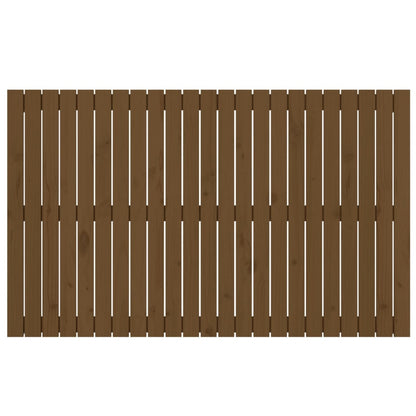 Wandhoofdbord 47X3X90 Cm Massief Grenenhout Honingbruin 147 x 90 cm