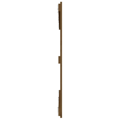 Wandhoofdbord 47X3X90 Cm Massief Grenenhout Honingbruin 147 x 90 cm