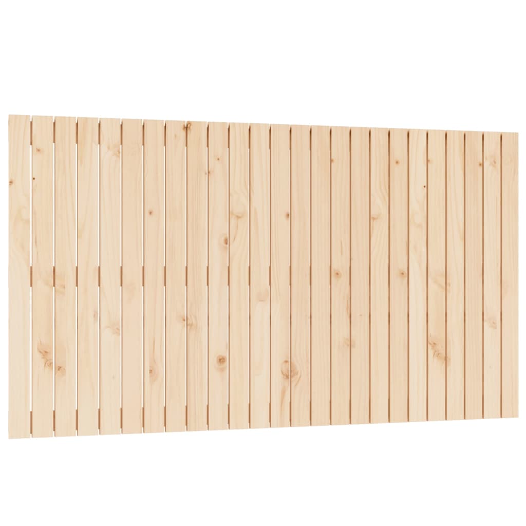 Wandhoofdbord 59,5X3X90 Cm Massief Grenenhout Naturel 159.5 x 90 cm