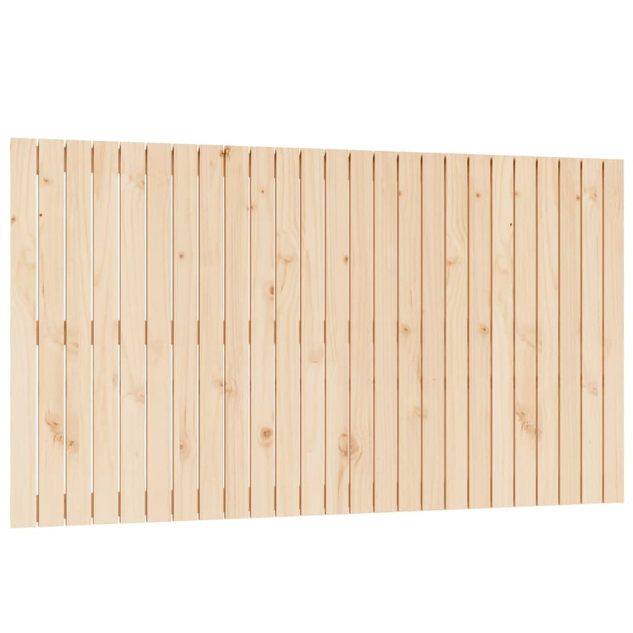 Wandhoofdbord 59,5X3X90 Cm Massief Grenenhout Naturel 159.5 x 90 cm
