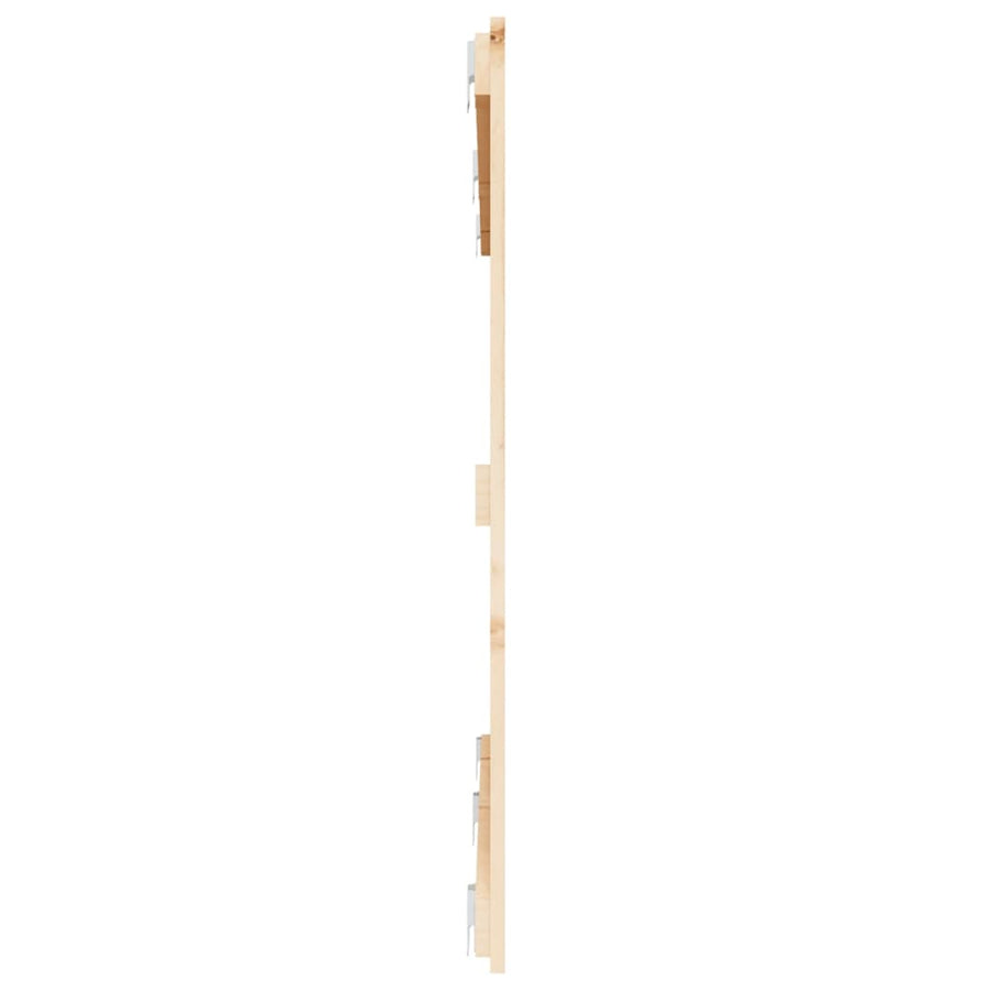 Wandhoofdbord 59,5X3X90 Cm Massief Grenenhout Naturel 159.5 x 90 cm