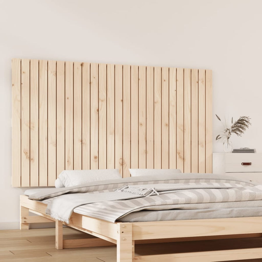Wandhoofdbord 59,5X3X90 Cm Massief Grenenhout Naturel 159.5 x 90 cm