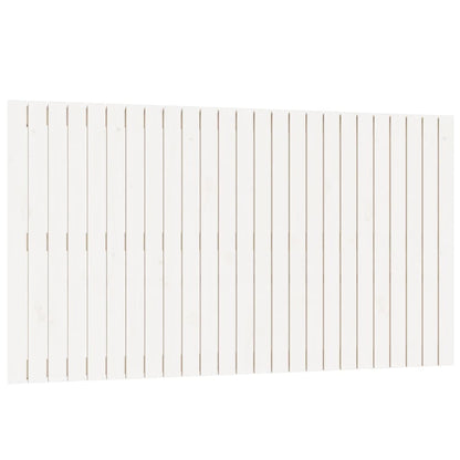 Wandhoofdbord 59,5X3X90 Cm Massief Grenenhout Wit 159.5 x 90 cm