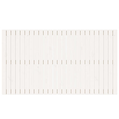 Wandhoofdbord 59,5X3X90 Cm Massief Grenenhout Wit 159.5 x 90 cm