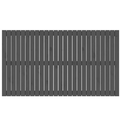Wandhoofdbord 59,5X3X90 Cm Massief Grenenhout Grijs 159.5 x 90 cm
