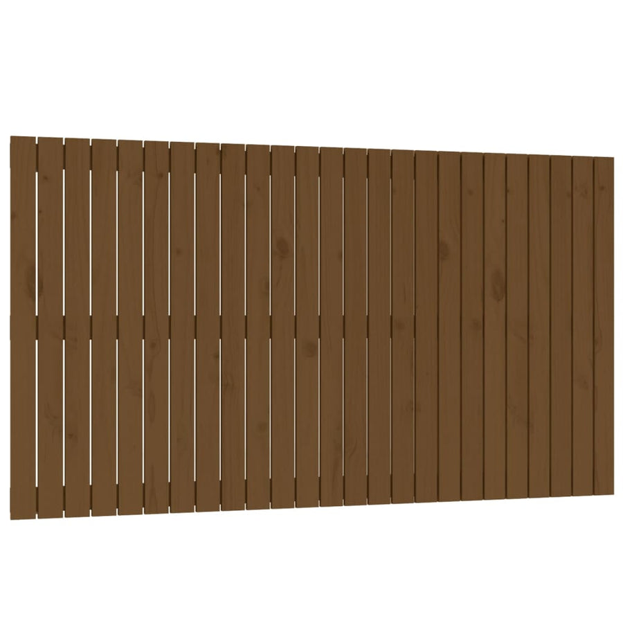 Wandhoofdbord 59,5X3X90 Cm Massief Grenenhout Honingbruin 159.5 x 90 cm