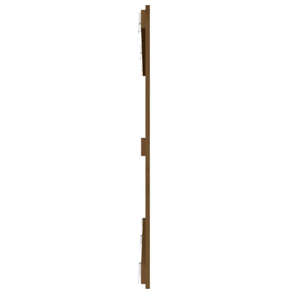 Wandhoofdbord 59,5X3X90 Cm Massief Grenenhout Honingbruin 159.5 x 90 cm