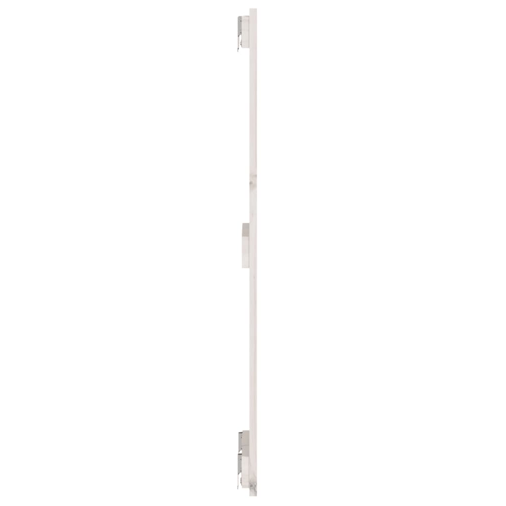 Wandhoofdbord 82,5X3X90 Cm Massief Grenenhout Wit 82.5 x 90 cm