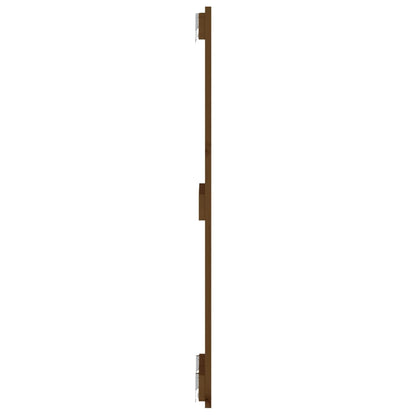Wandhoofdbord 82,5X3X90 Cm Massief Grenenhout Honingbruin 82.5 x 90 cm