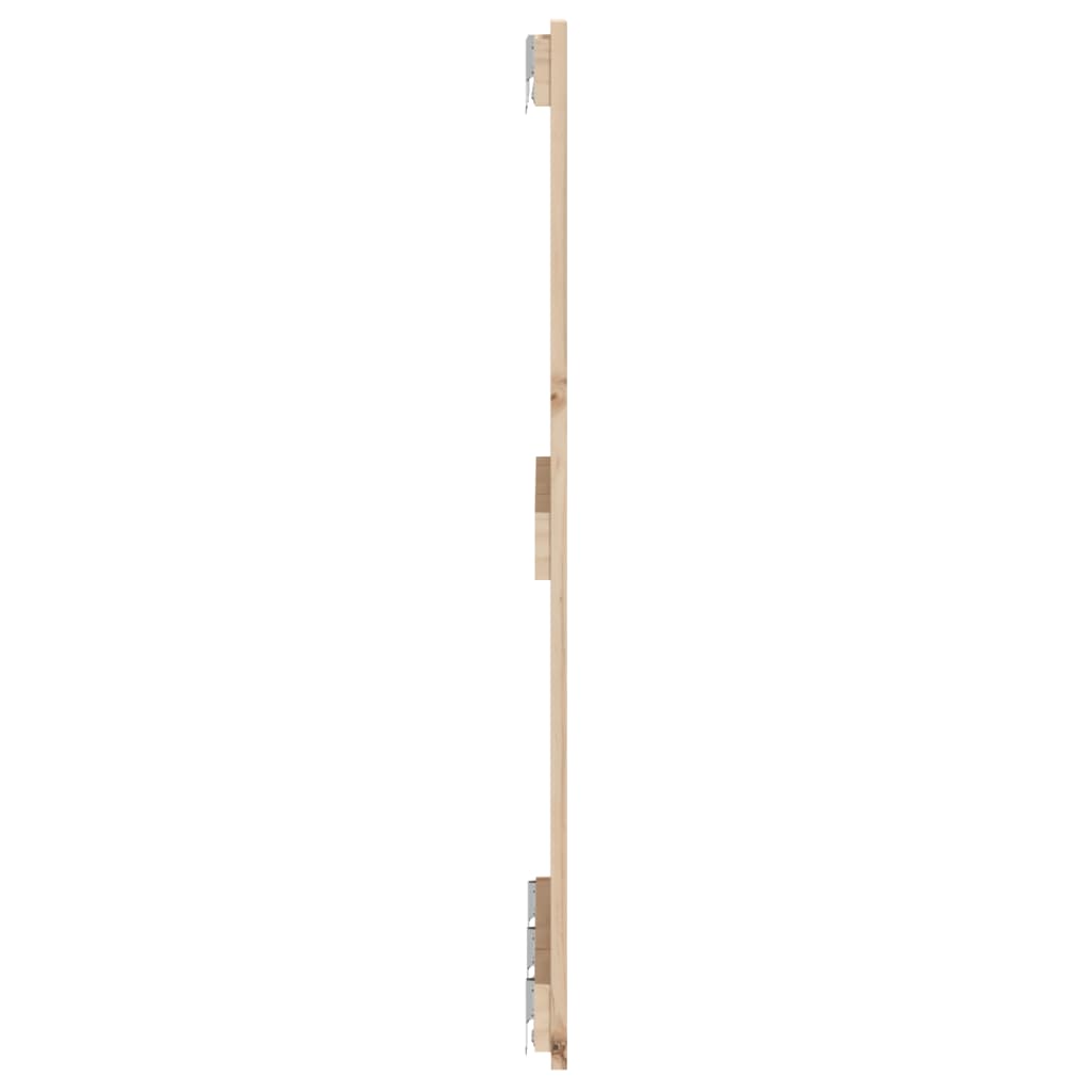 Wandhoofdbord 66X3X90 Cm Massief Grenenhout Naturel 166 x 90 cm