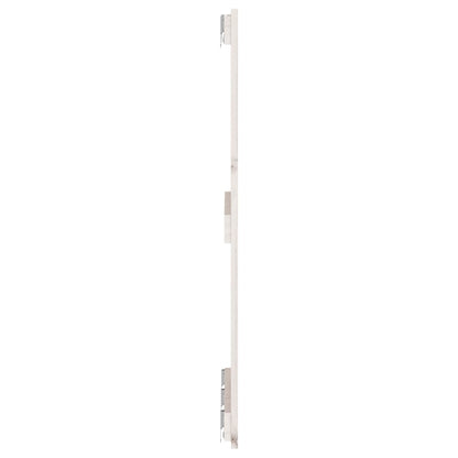 Wandhoofdbord 66X3X90 Cm Massief Grenenhout Wit 166 x 90 cm