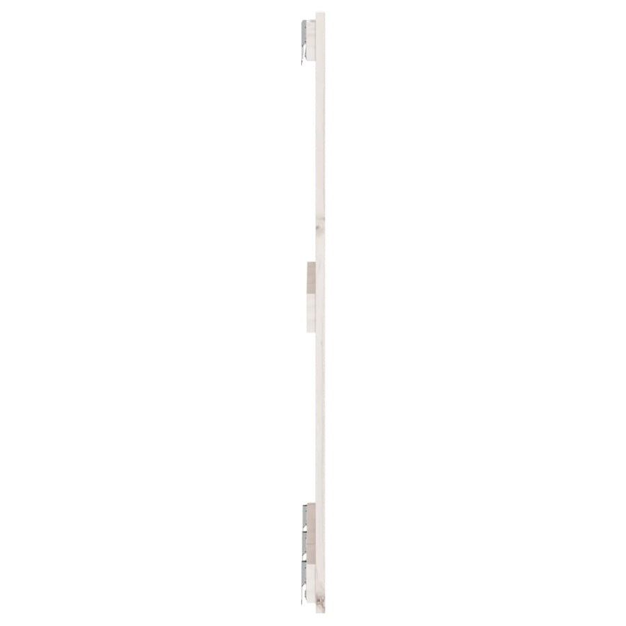 Wandhoofdbord 66X3X90 Cm Massief Grenenhout Wit 166 x 90 cm
