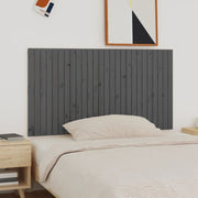 Hoofdbord 166x3x90 cm massief grenenhout grijs