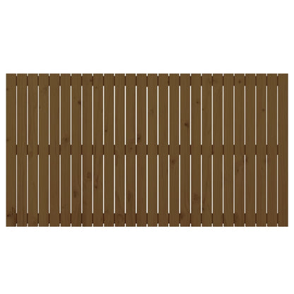 Wandhoofdbord 66X3X90 Cm Massief Grenenhout Honingbruin 166 x 90 cm