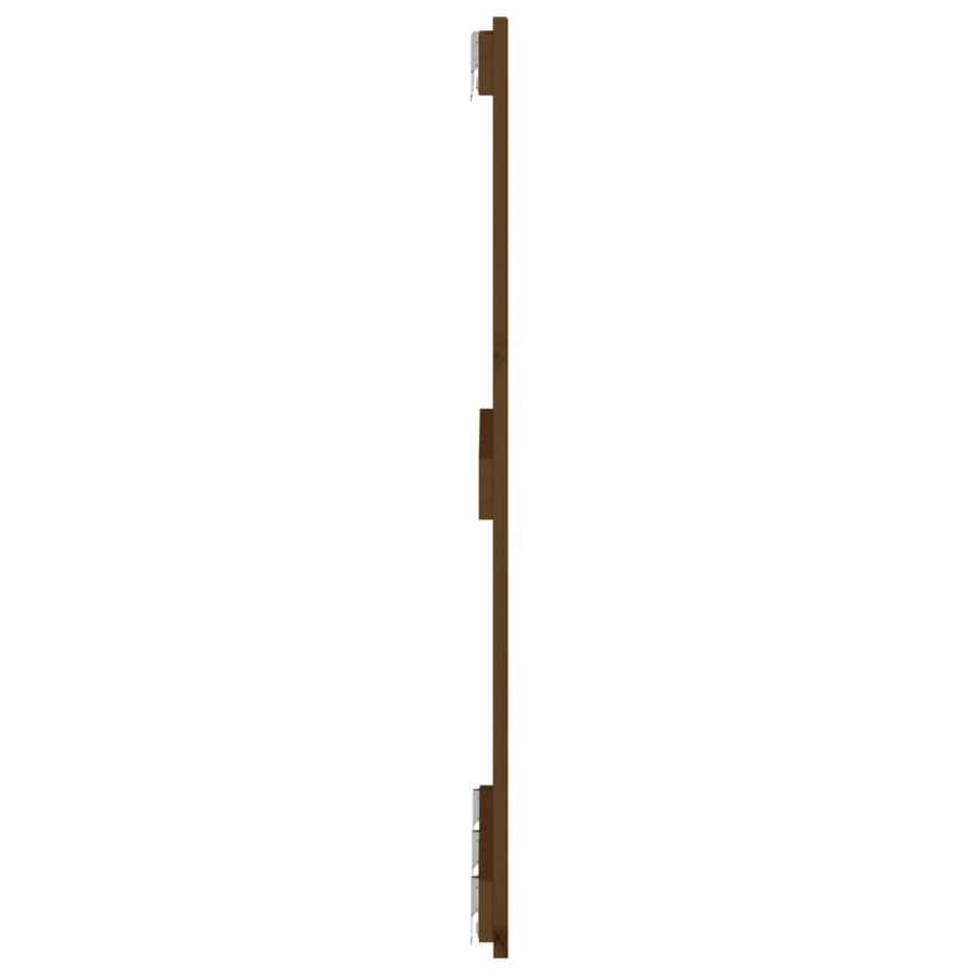 Wandhoofdbord 66X3X90 Cm Massief Grenenhout Honingbruin 166 x 90 cm