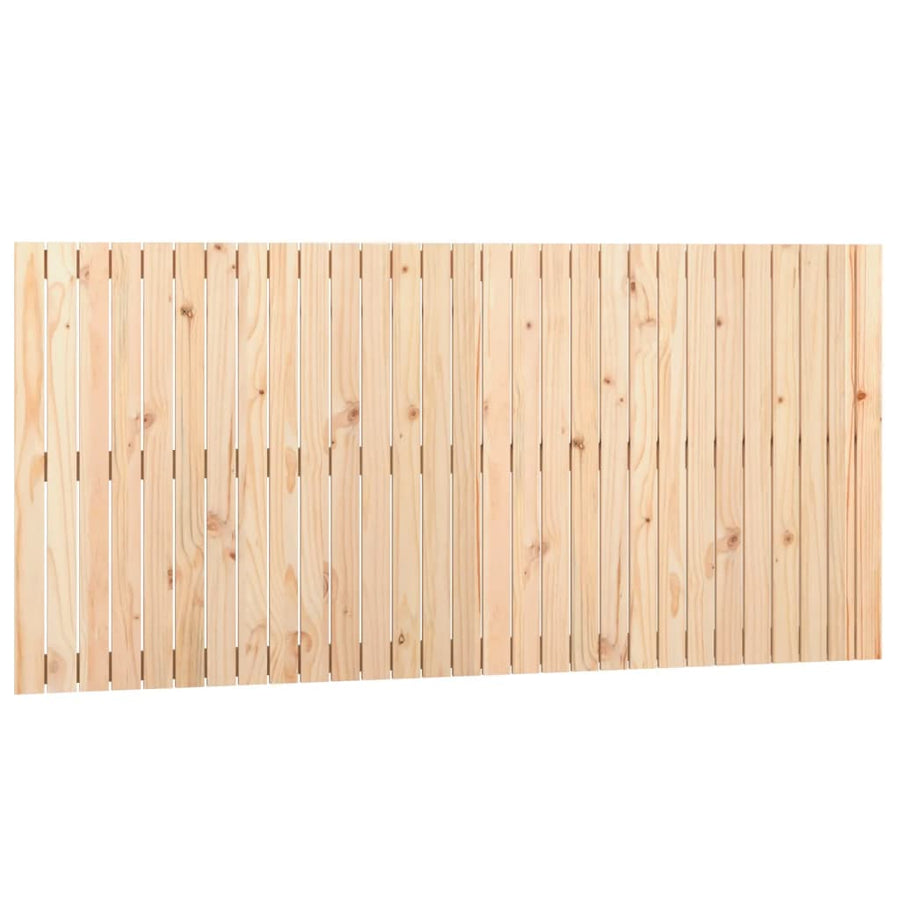 Wandhoofdbord 85X3X90 Cm Massief Grenenhout Naturel 185 x 90 cm