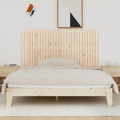 Wandhoofdbord 85X3X90 Cm Massief Grenenhout Naturel 185 x 90 cm