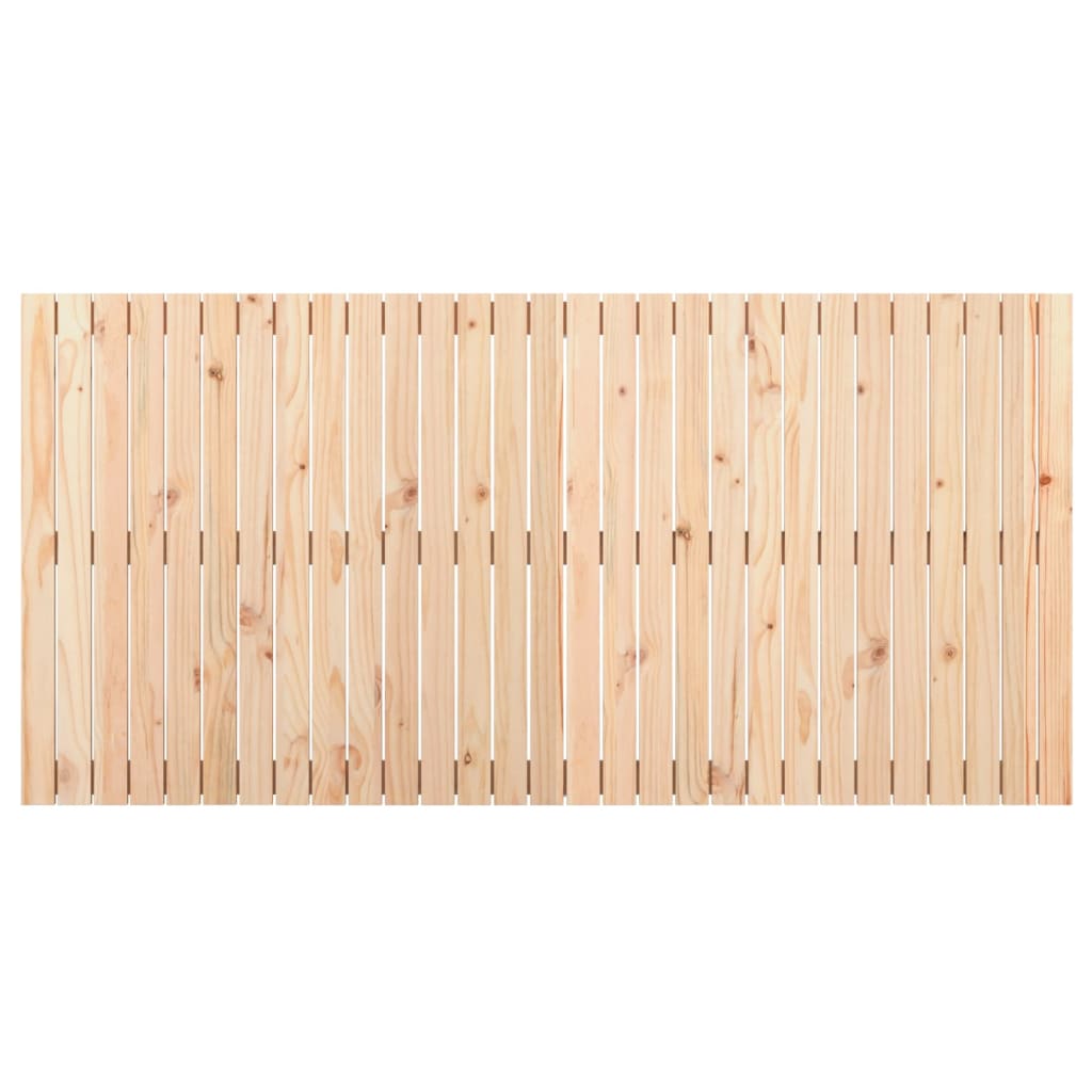 Wandhoofdbord 85X3X90 Cm Massief Grenenhout Naturel 185 x 90 cm