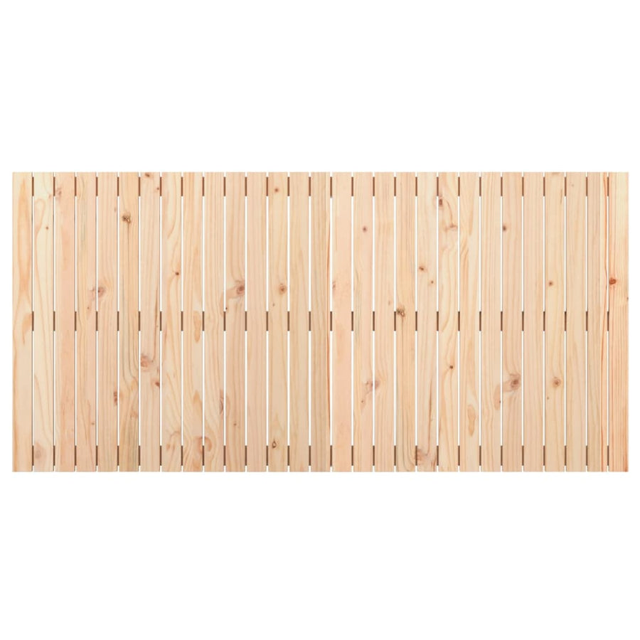 Wandhoofdbord 85X3X90 Cm Massief Grenenhout Naturel 185 x 90 cm