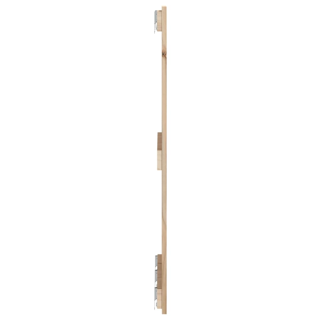 Wandhoofdbord 85X3X90 Cm Massief Grenenhout Naturel 185 x 90 cm