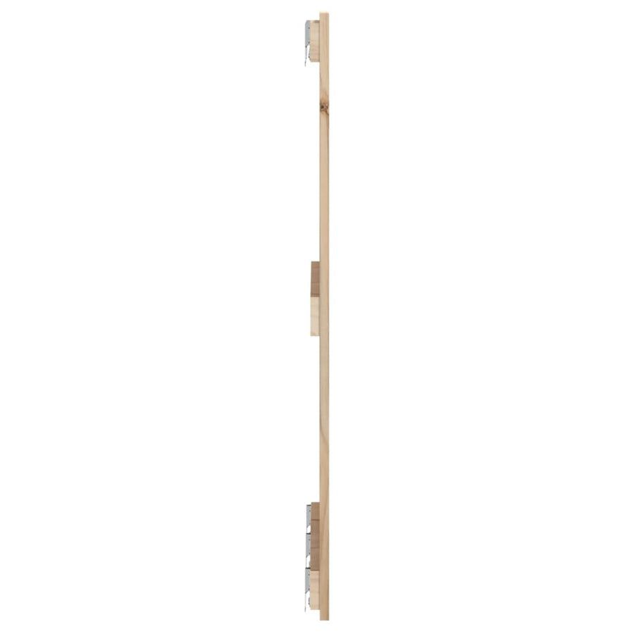Wandhoofdbord 85X3X90 Cm Massief Grenenhout Naturel 185 x 90 cm